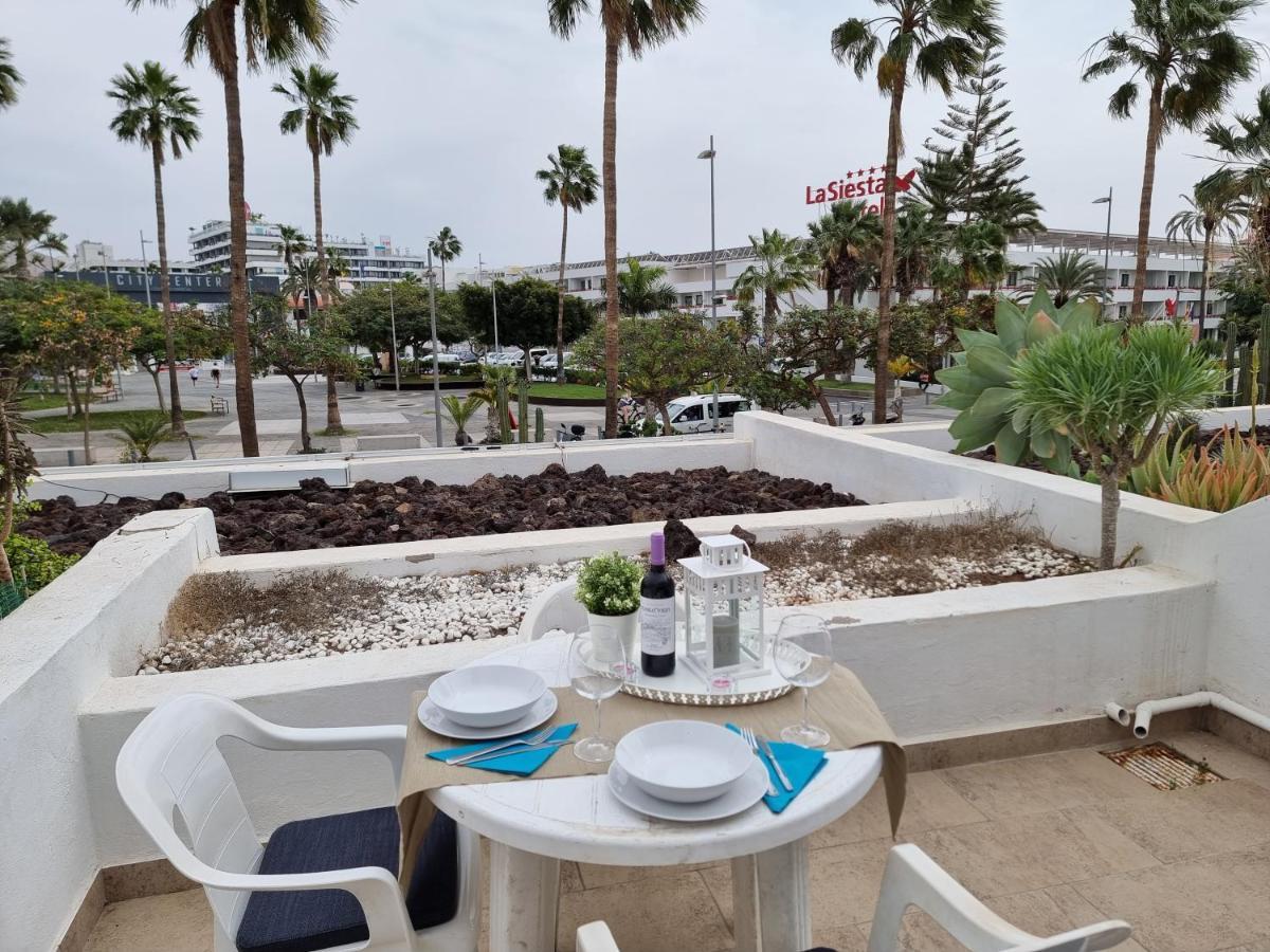 Duplex Apartment Vistamar, Sea-View, Heated Pool In Parque Santiago 2, Wifi Playa de las Americas  Ngoại thất bức ảnh
