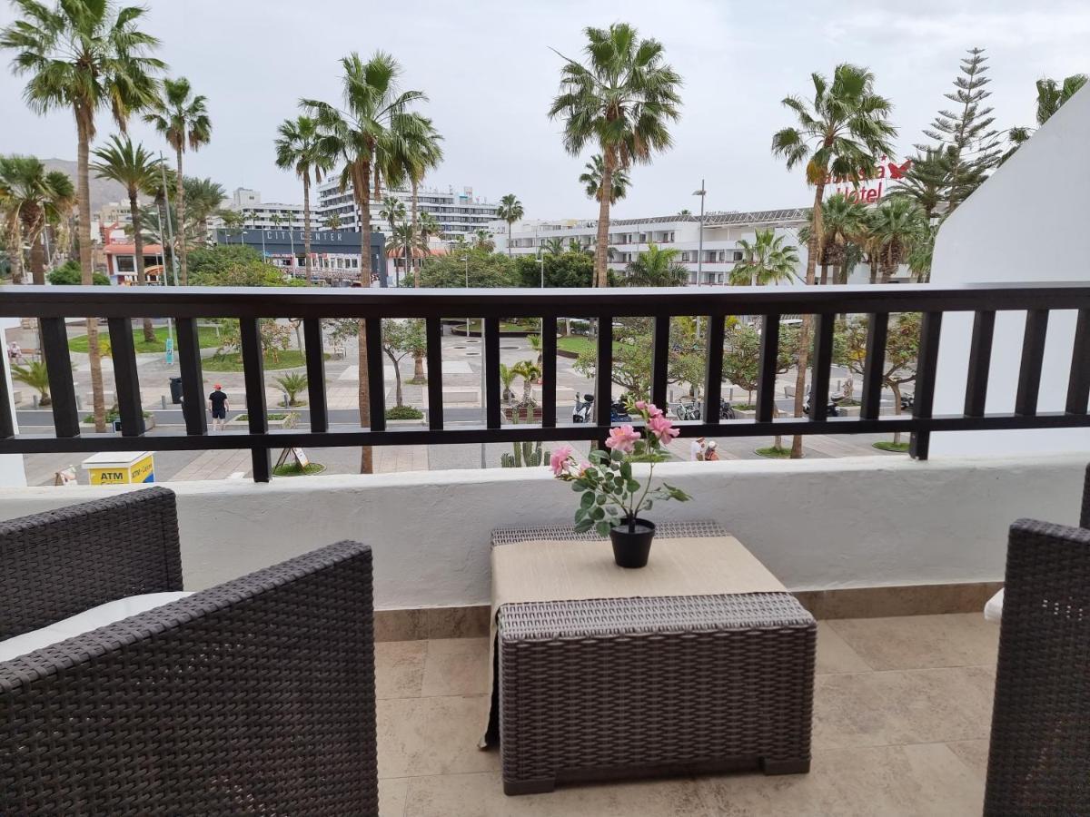 Duplex Apartment Vistamar, Sea-View, Heated Pool In Parque Santiago 2, Wifi Playa de las Americas  Ngoại thất bức ảnh