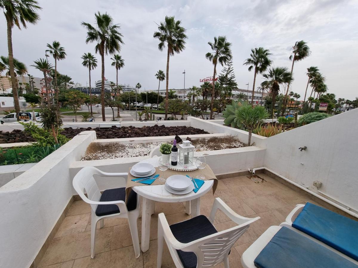 Duplex Apartment Vistamar, Sea-View, Heated Pool In Parque Santiago 2, Wifi Playa de las Americas  Ngoại thất bức ảnh